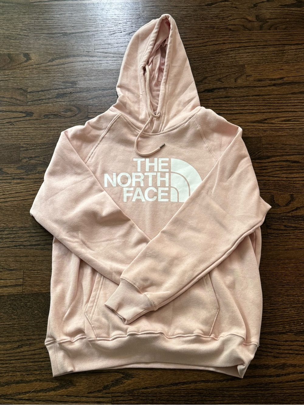 The North Face ladies  Pink Logo Pullover Hoodie size L
